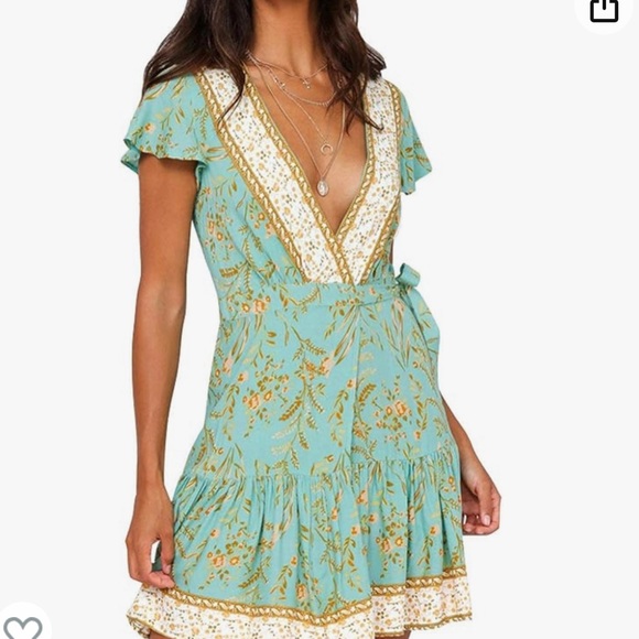 Zesica Prairie Style Wrap Dress - Picture 11 of 11